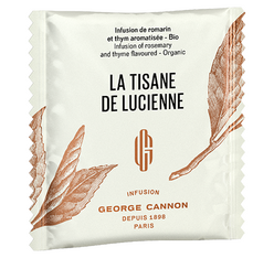 sachet infusion bio tisane de lucienne george cannon