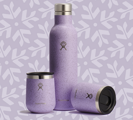 bouteille a vin et duo de verre isotherme hydroflask