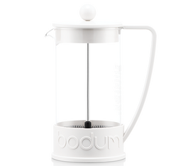 cafetiere a piston brazil blanche vide