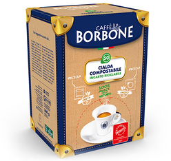 packaging dosette miscela rossa caffe borbone