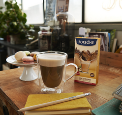 packaging capsule nocciolino caffe borbone