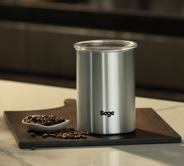 the bean keeper coffee canister sage