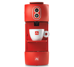 machine illy pour dosette ese couleur rouge