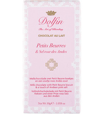tablette chocolat sel rose et petits beurres dolfin