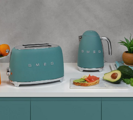 grille pain smeg vert emeraude et bouilloire