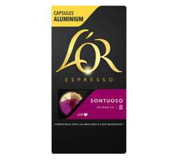 capsules compatibles nespresso sontuoso x10