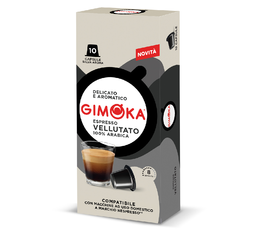 cafe capsules compatibles nespresso par 10 vellutato
