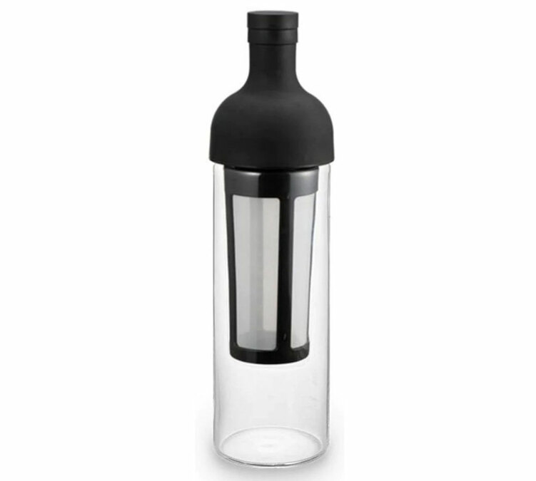 HARIO Filter-in Bottle for cold brew - cold coffee extraction - 700 ml - black