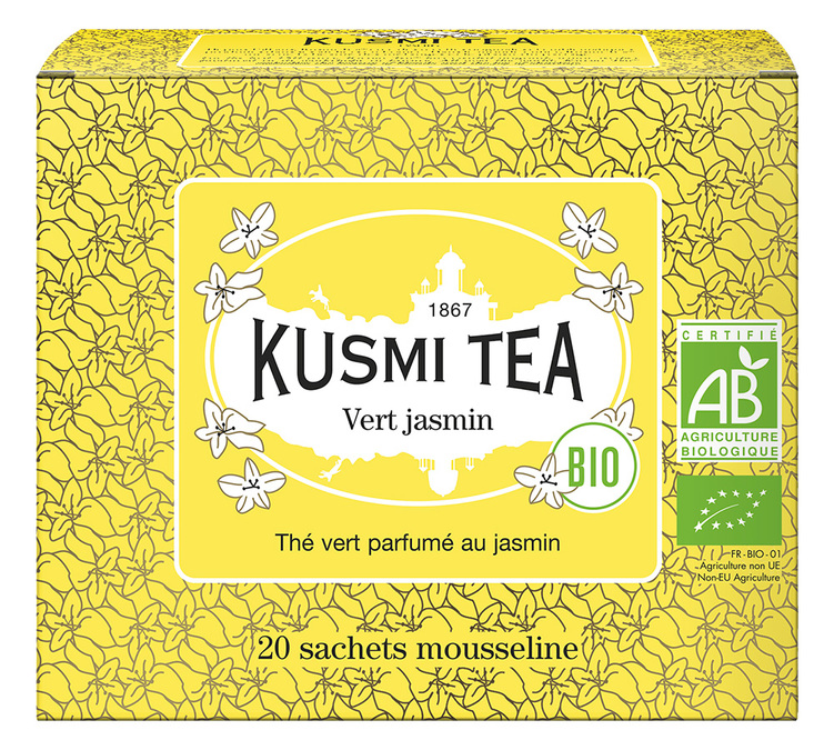 Té verde jazmín bio - 20 bolsitas - KUSMI TEA