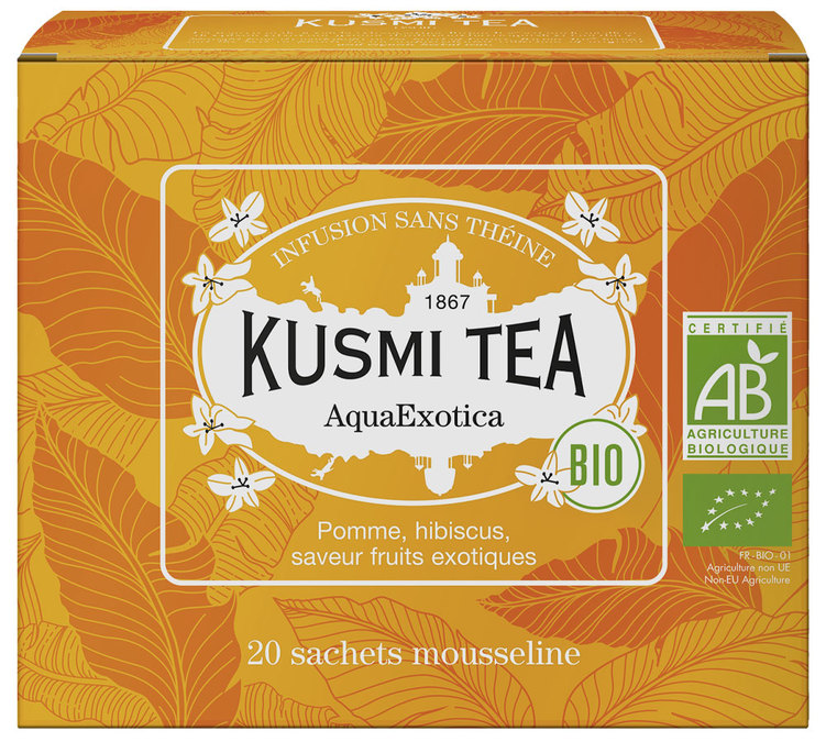 Ekologiskt AquaExotica-te - 20 påsar - KUSMI TEA