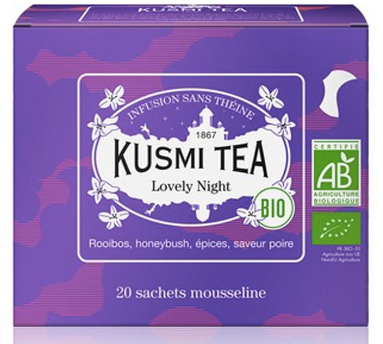 Napar Lovely Night Bio - 20 saszetek - KUSMI TEA