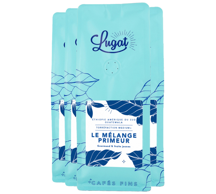 4 x 250g - Malet kaffe - Le Mélange Primeur - LUGAT