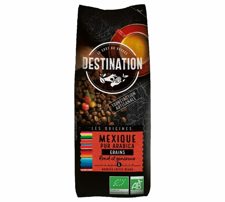 250 g - Café em grão - Chiapas México 100% Arábica Bio - DESTINATION