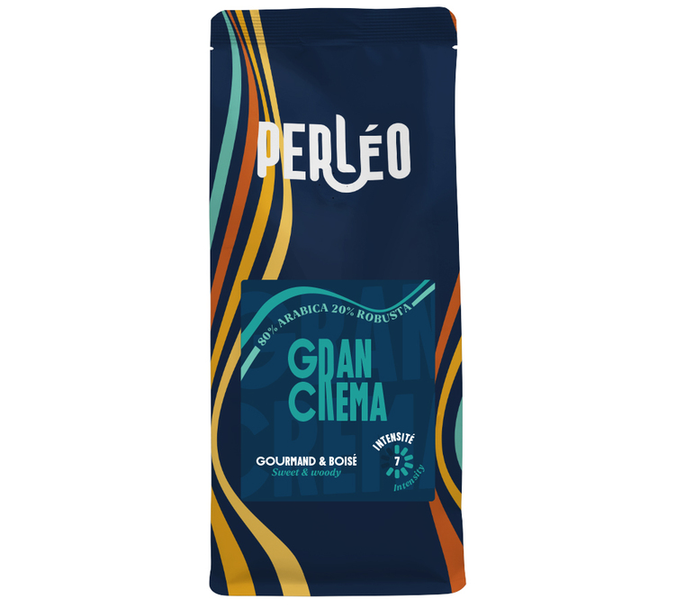 250 g - Café em grão - Gran Crema - PERLÉO