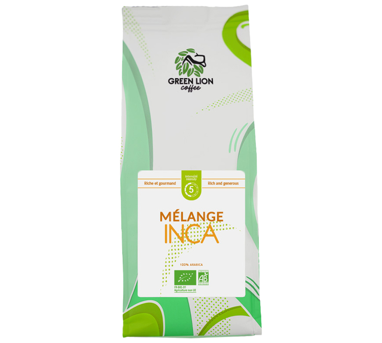 250 g - Kafa u zrnu - Mešavina Inca Bio - GREEN LION COFFEE
