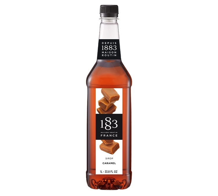 Sirop 1883 Routin Caramel Nature - Bouteille plastique - 1L