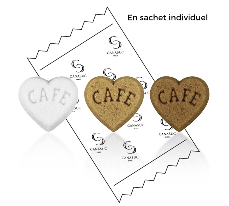 Heart-Style Cane Sugar Box – 580 pcs – CANASUC