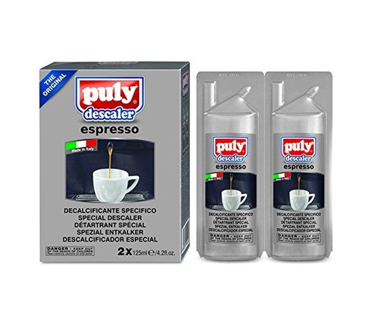 PULY CAFF Decalcificante - 2 bottiglie decalcificanti per macchina espresso 125ml