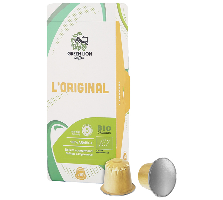 10 Capsule Bio Compatibili Nespresso* Original – GREEN LION COFFEE