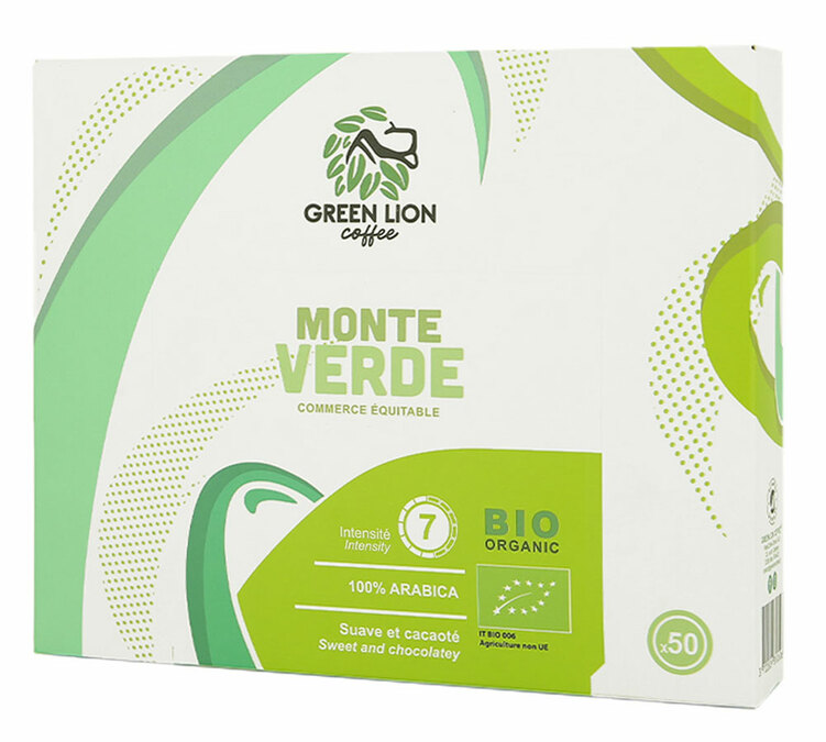 50 Nespresso* Pro Kompatibilis Kapszula Monte Verde Bio Fair Trade – GREEN LION COFFEE