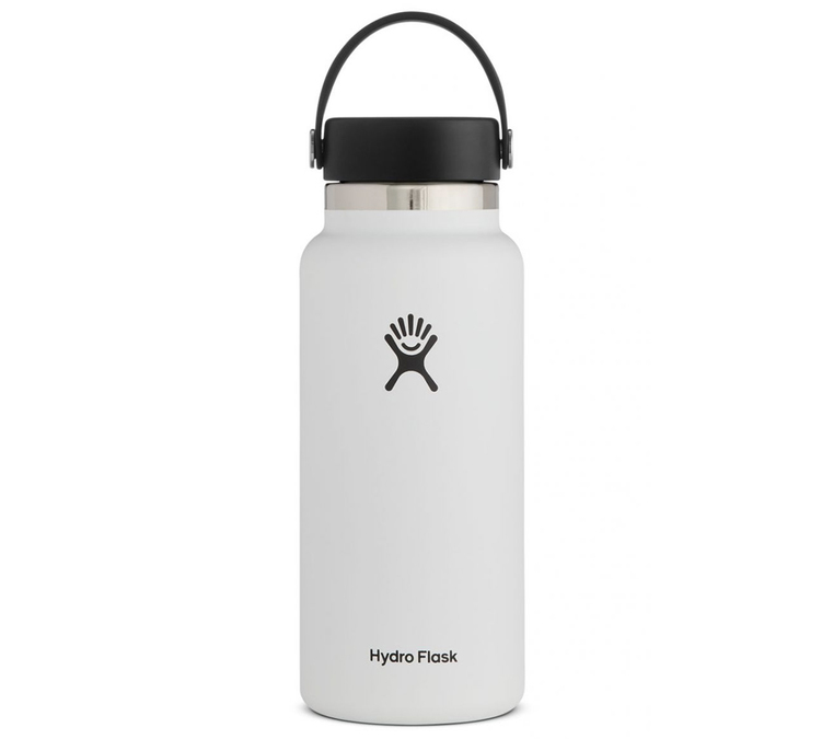 Isolierflasche Wide Mouth - Weiß 94 cl - Hydro Flask