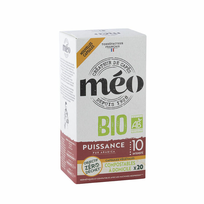 20 cápsulas compatíveis Nespresso* Original Potência Bio - CAFES MEO
