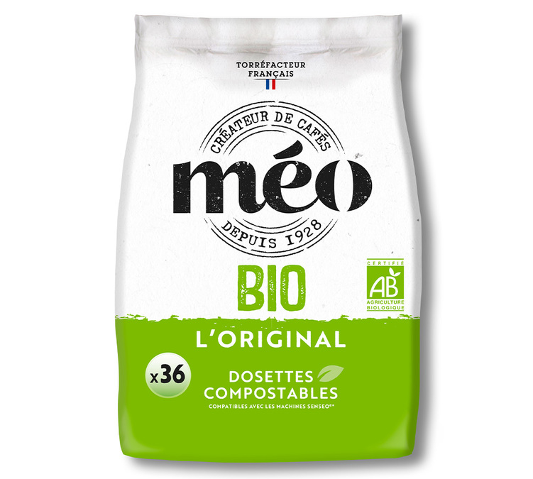 36 biologische koffiecapsules - CAFES MEO