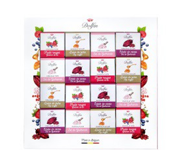 Gourmet Saldus ir Sūrus Assortimentas 4 Skoniai - 48 Napolitainų - DOLFIN