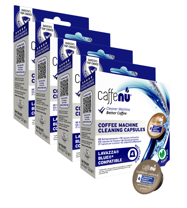 16 Reinigungskapseln CAFFENU für Lavazza Blue Kaffeemaschine