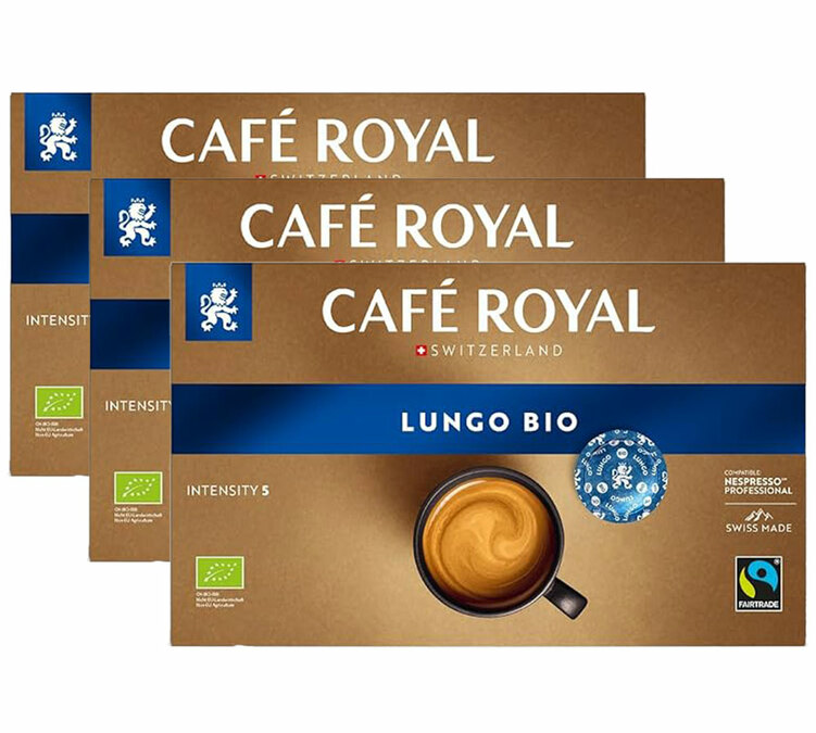 150 Nespresso* Pro Espresso Lungo Bio Kapsula - Pravedna Trgovina - CAFE ROYAL
