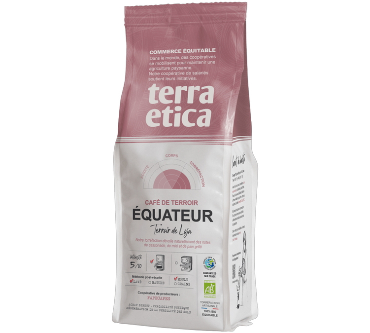 250 g - Őrölt kávé - Bio Ecuador - TERRA ETICA