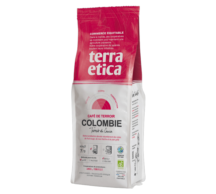 250 g - Café molido - Colombia Bio - TERRA ETICA