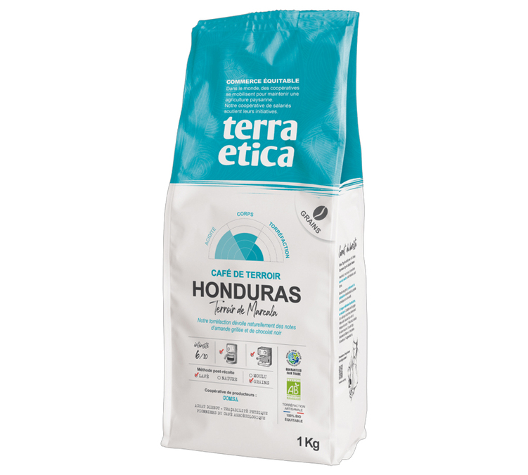 1 kg - Kawa ziarnista - Honduras Bio - TERRA ETICA