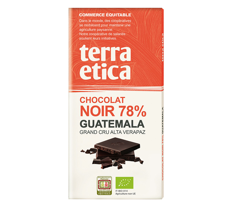 Terra Etica Luomu Guatemala 78% Tumma Suklaa Levy - 100g