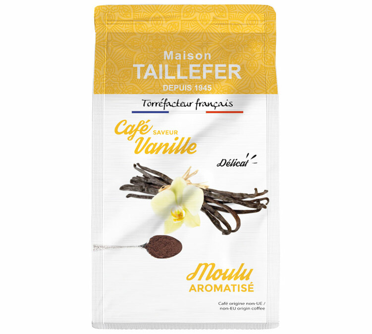 112,5 g - Caffè macinato - Aromatizzato alla vaniglia - MAISON TAILLEFER