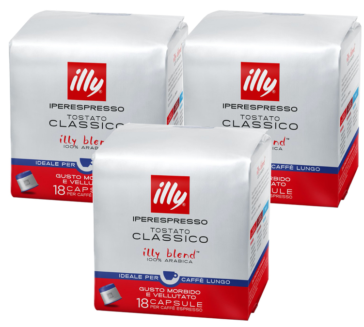 54 Iperespresso Lungo Classic Roast Kapsler - Illy