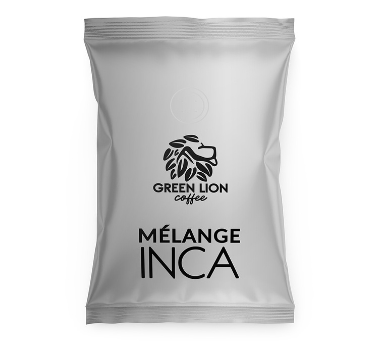 50 x 80 g vienkartinė porcija malta kava profesionalams Ekologiška Inkų mišinys - Green Lion Coffee