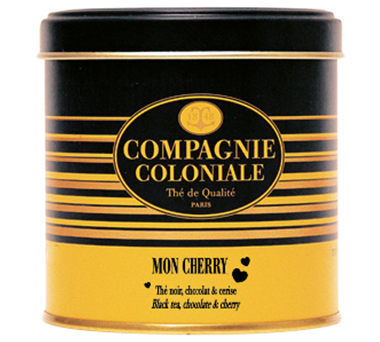 Luxueuze Zwarte Thee Doos Mon Cherry - Los 100 g - COMPAGNIE & CO