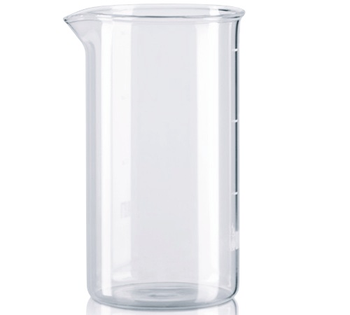 Ersatzglas kompatibel mit Bodum 3-Tassen Pressstempel-Kaffeemaschine - 35cl