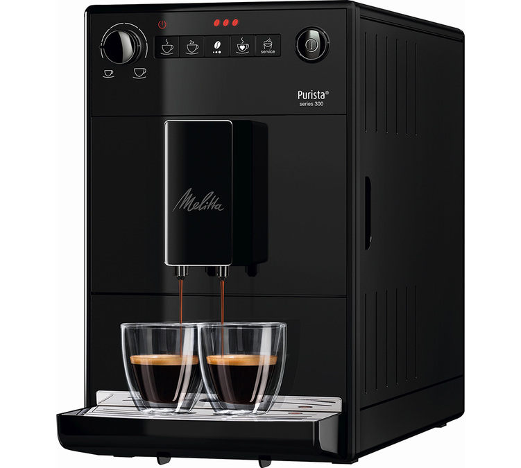 Molinillo de Café Expresso MELITTA Purista® F230-002 Pure Black Exclusive
