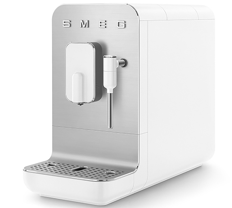 Μύλος καφέ espresso ακροφύσιο ατμού λευκό SMEG BCC12WHMEU