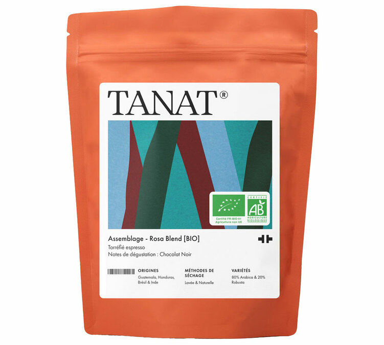 200 g - Καφές σε Κόκκους - Rosa Blend Βιολογικός - TANAT