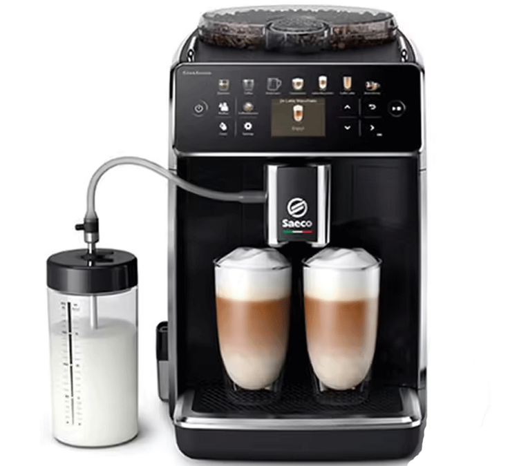 SAECO Gran Aroma SM6580/00 Juodas Lakuotas Kavinė