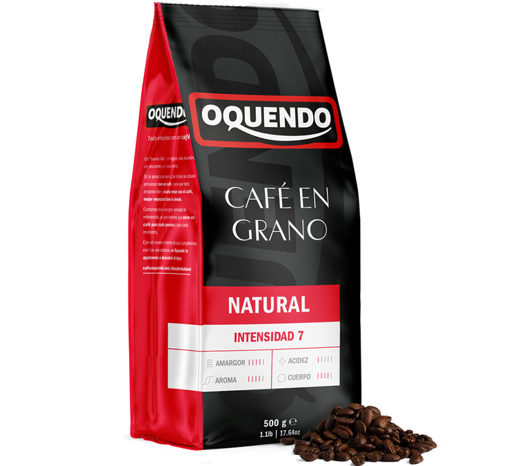 500 g - Koffiebonen - Natuurlijk - OQUENDO
