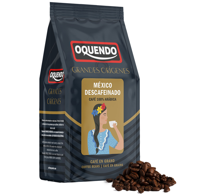 250 g - Café en grano - México Descafeinado - OQUENDO