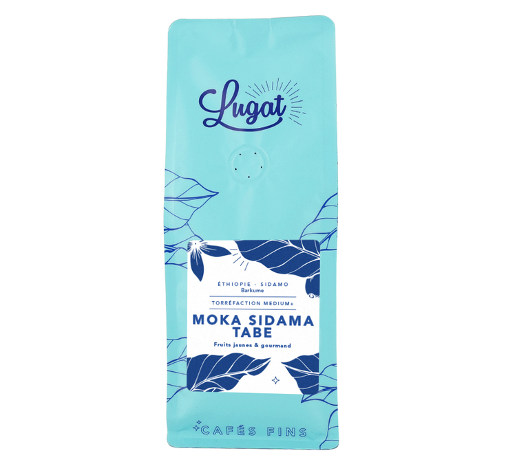 250 g - Café en grain - Éthiopie Moka Sidama Tabé - LUGAT