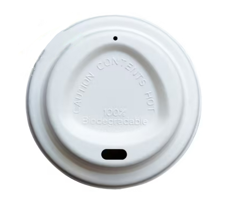 1000 couvercles en papier-carton compostables pour gobelets 35 cl