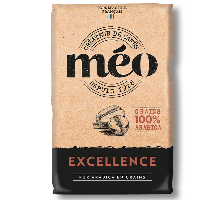 1 kg - Caffè in Grani - Excellence Arabica - CAFÉS MÉO