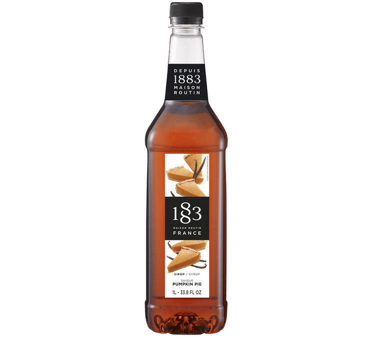 Sirop Pumpkin Pie 1883 Routin - Bouteille Plastique - 1L