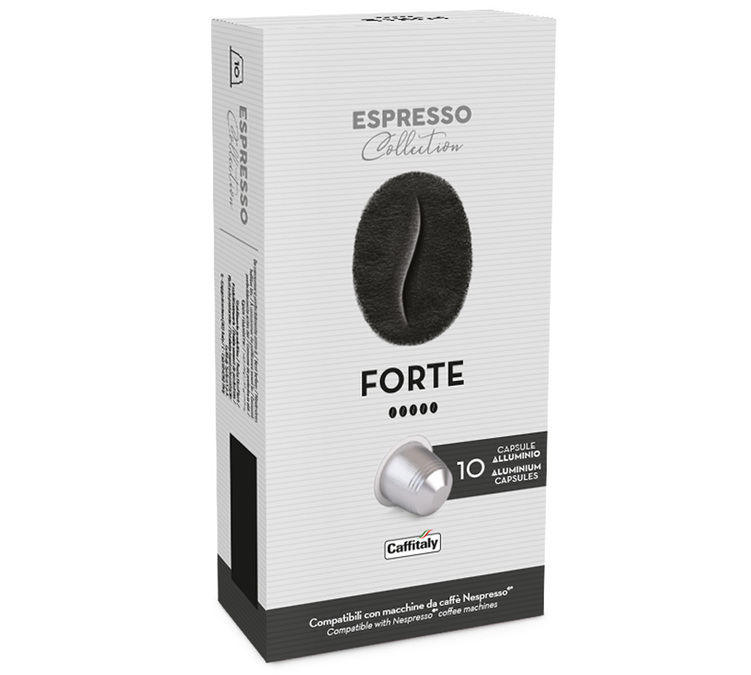 10 capsule compatibili con Nespresso* Original Forte - CAFFITALY
